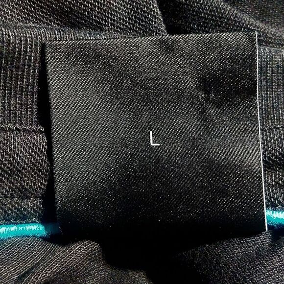 EUC BOSS X NFL Men's Pique Cotton Miami Dolphins Punter Polo Black/Aqua Size L - Picture 14 of 16